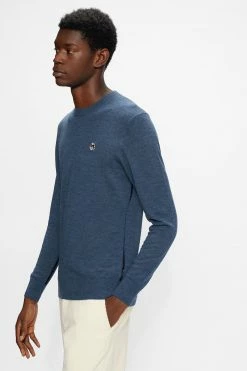 Ted Baker Blue Cardiff Ls Core Crew Neck