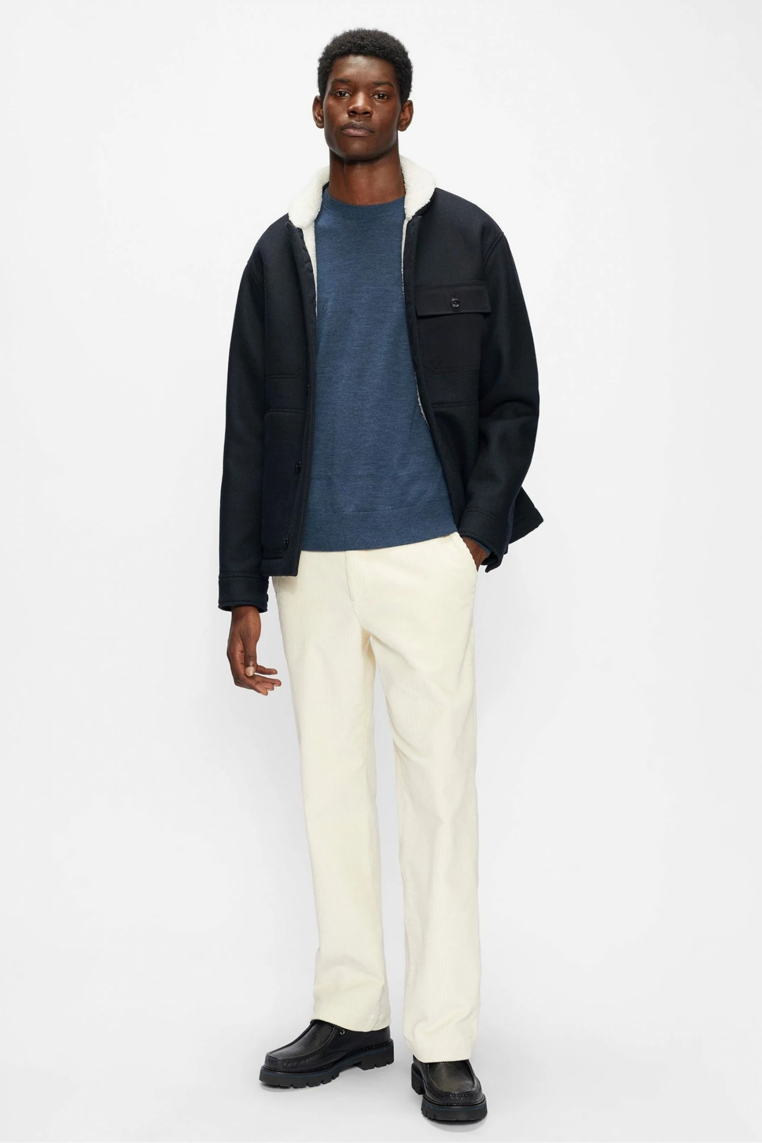 Ted Baker Blue Cardiff Ls Core Crew Neck 6 Ted Baker Blue Cardiff Ls Core Crew Neck - Image 4