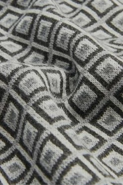 Ted Baker Grey Sprin Ls Patterned Crew Neck -tedbaker Shop Online unnamed file 2983