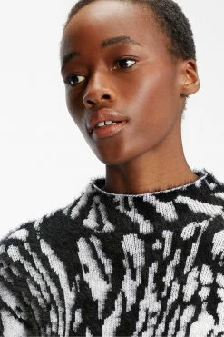 Ted Baker Black Zaidie Jacquard Sweater -tedbaker Shop Online unnamed file 3020