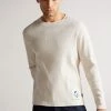 Ted Baker Natural Daley Long Sleeved Ribbed Top