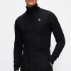 Ted Baker Black Beckton Core Roll Neck Jumper