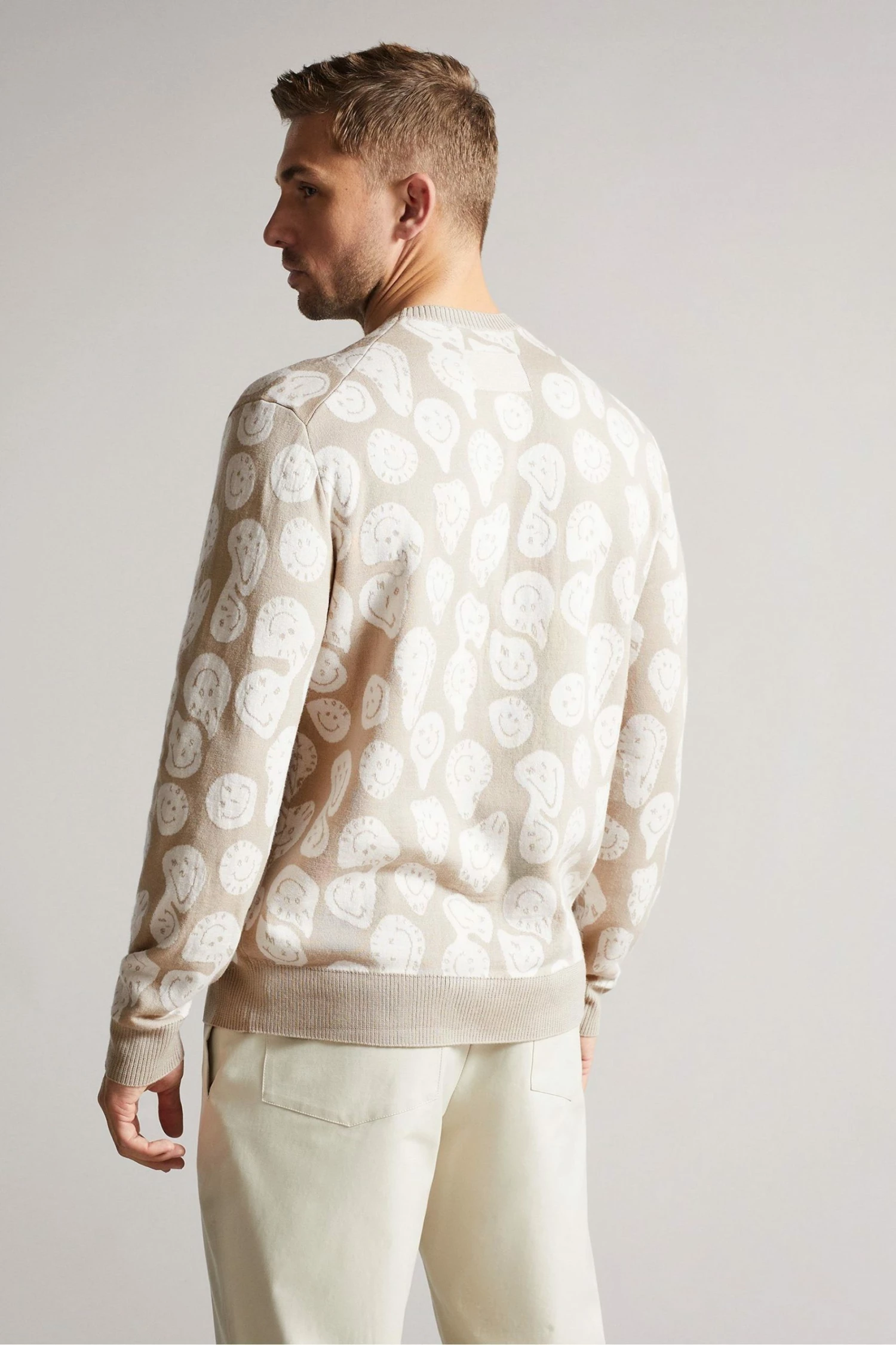 Ted Baker Falmerr Brown Mib Smiley Warm Intarsia Crew 4 Ted Baker Falmerr Brown Mib Smiley Warm Intarsia Crew - Image 2