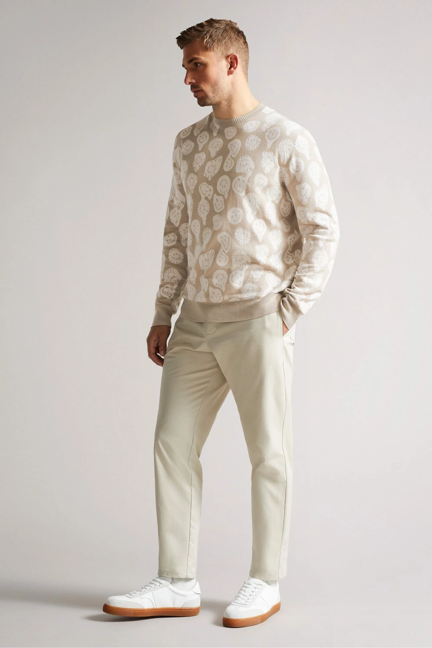 Ted Baker Falmerr Brown Mib Smiley Warm Intarsia Crew 6 Ted Baker Falmerr Brown Mib Smiley Warm Intarsia Crew - Image 4