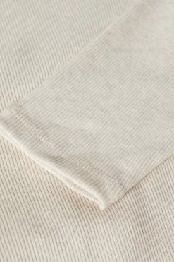 Ted Baker Natural Treyy Long Sleeved Ribbed Top -tedbaker Shop Online unnamed file 3089