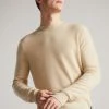 Ted Baker Chaplin Brown Cashmere Crew Neck Jumper