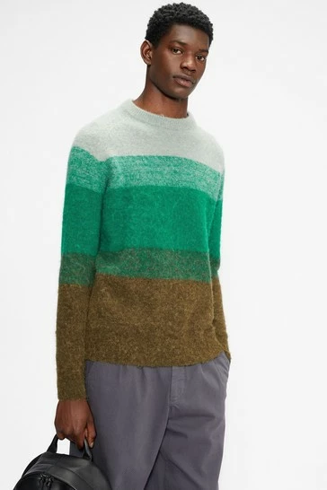 Ted Baker Green Rydal Ls Ombre Crew Neck 8 Ted Baker Green Rydal Ls Ombre Crew Neck - Image 6