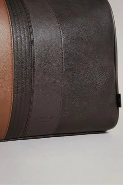 Ted Baker Brown Evyday Brn-Choc Striped Pu Holdall Bag -tedbaker Shop Online unnamed file 315