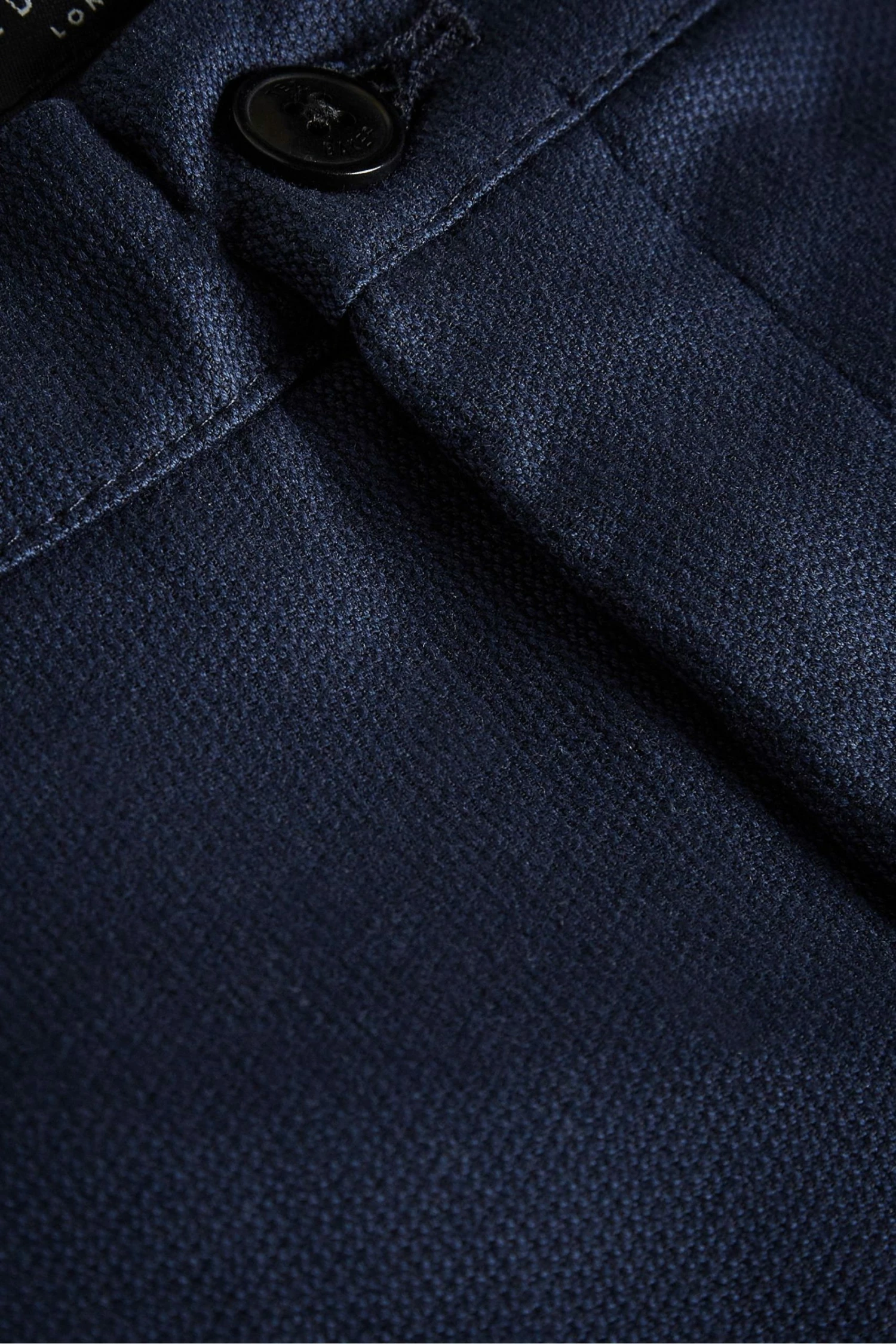 Ted Baker Blue Boxwel Camburn Fit Textured Trousers 6 Ted Baker Blue Boxwel Camburn Fit Textured Trousers - Image 4