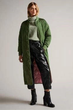 Ted Baker Black Vinala Barrel Leg Vinyl Trousers -tedbaker Shop Online unnamed file 3216