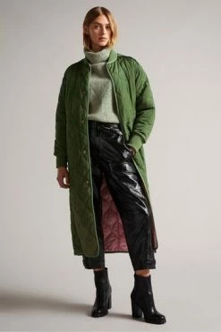 Ted Baker Black Vinala Barrel Leg Vinyl Trousers -tedbaker Shop Online unnamed file 3219