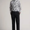 Ted Baker Black Dalham Leyden Fit Heavy Twill Trousers