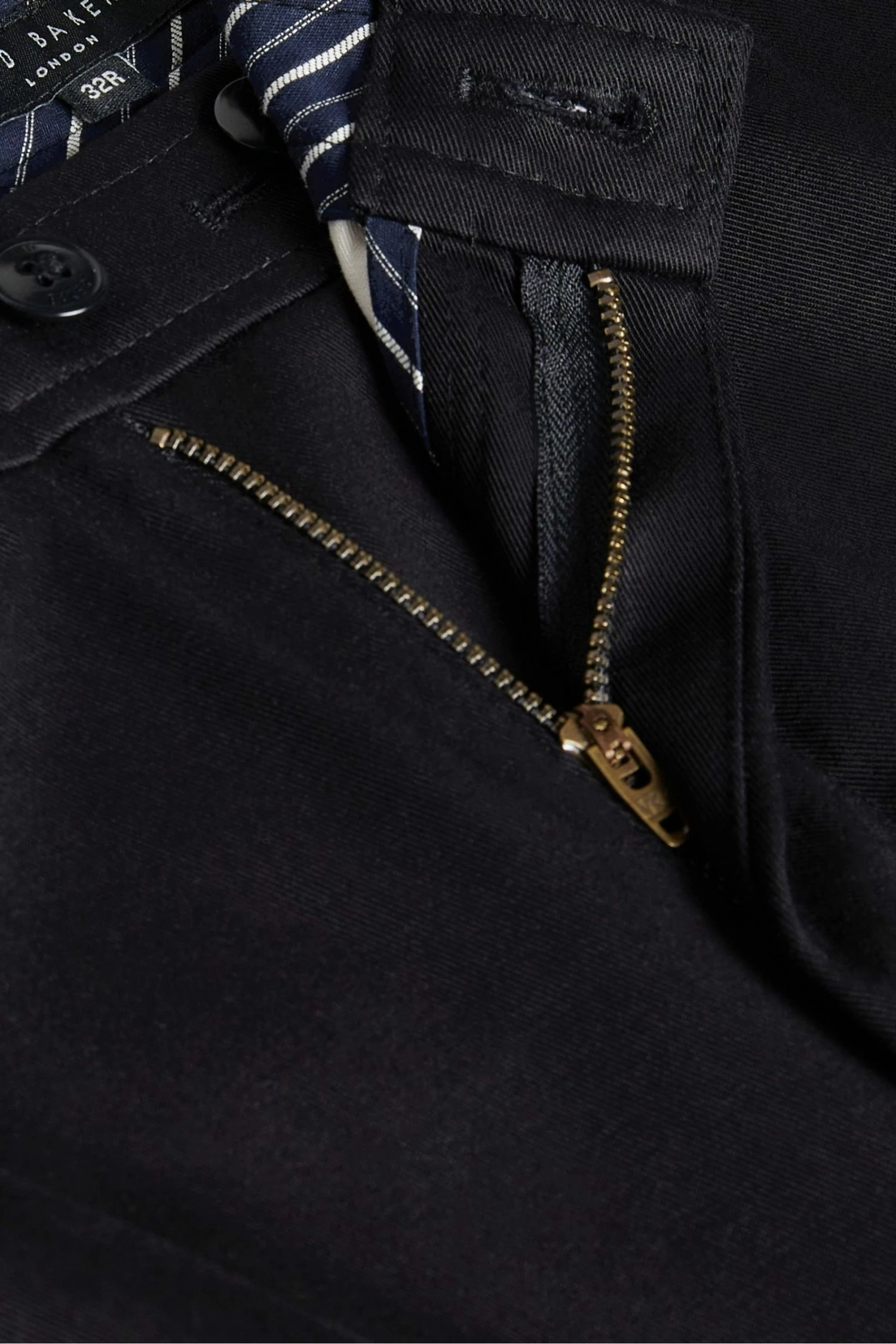 Ted Baker Black Dalham Leyden Fit Heavy Twill Trousers 7 Ted Baker Black Dalham Leyden Fit Heavy Twill Trousers - Image 5