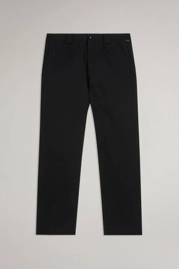 Ted Baker Black Dalham Leyden Fit Heavy Twill Trousers 9 Ted Baker Black Dalham Leyden Fit Heavy Twill Trousers - Image 7