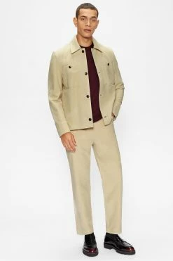 Ted Baker Cream Telscop Moleskin 5 Pocket Trousers -tedbaker Shop Online unnamed file 3262