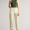 Ted Baker Nysse White Panelled Barrel Leg Trouser