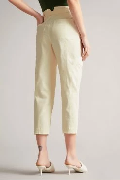 Ted Baker Nysse White Panelled Barrel Leg Trouser -tedbaker Shop Online unnamed file 3267