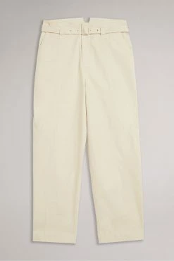 Ted Baker Nysse White Panelled Barrel Leg Trouser -tedbaker Shop Online unnamed file 3272