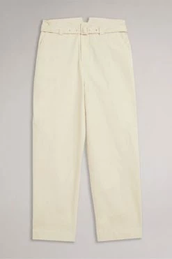 Ted Baker Nysse White Panelled Barrel Leg Trouser -tedbaker Shop Online unnamed file 3273