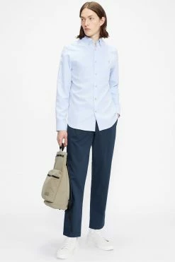 Ted Baker Blue Talkin Pleated Herringbone Trousers -tedbaker Shop Online unnamed file 3276
