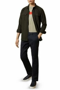 Ted Baker Blue Clncere Classic Fit Chinos -tedbaker Shop Online unnamed file 3289