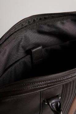 Ted Baker Brown Nevver Brn-Choc Striped Pu Document Bag -tedbaker Shop Online unnamed file 329