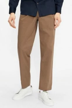 Ted Baker Brown Talkin Pleated Herringbone Trousers 13 Ted Baker Brown Talkin Pleated Herringbone Trousers -tedbaker Shop Online unnamed file 3305