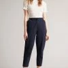 Ted Baker Nysse Blue Panelled Barrel Leg Trousers