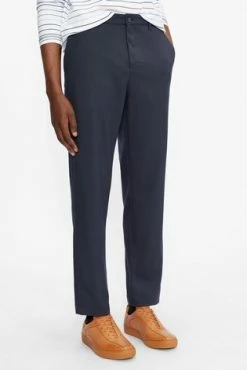Ted Baker Julien Blue Plain Brushed Trousers -tedbaker Shop Online unnamed file 3333