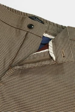 Ted Baker Brown Alioth Puppytooth Trousers -tedbaker Shop Online unnamed file 3337