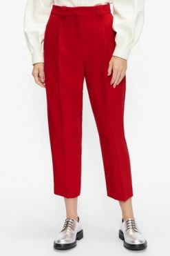 Ted Baker Irwell Red Tapered Trousers -tedbaker Shop Online unnamed file 3349