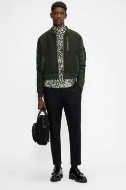 Ted Baker Black Kosmos Brushed Twill Tapered Trouser -tedbaker Shop Online unnamed file 3361