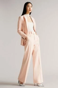 Ted Baker Pink Kaisat High Waisted Flood Length Wide Leg Trousers 13 Ted Baker Pink Kaisat High Waisted Flood Length Wide Leg Trousers -tedbaker Shop Online unnamed file 3387