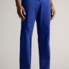 Ted Baker Gerlan Blue Leyden Fit Textured Trousers