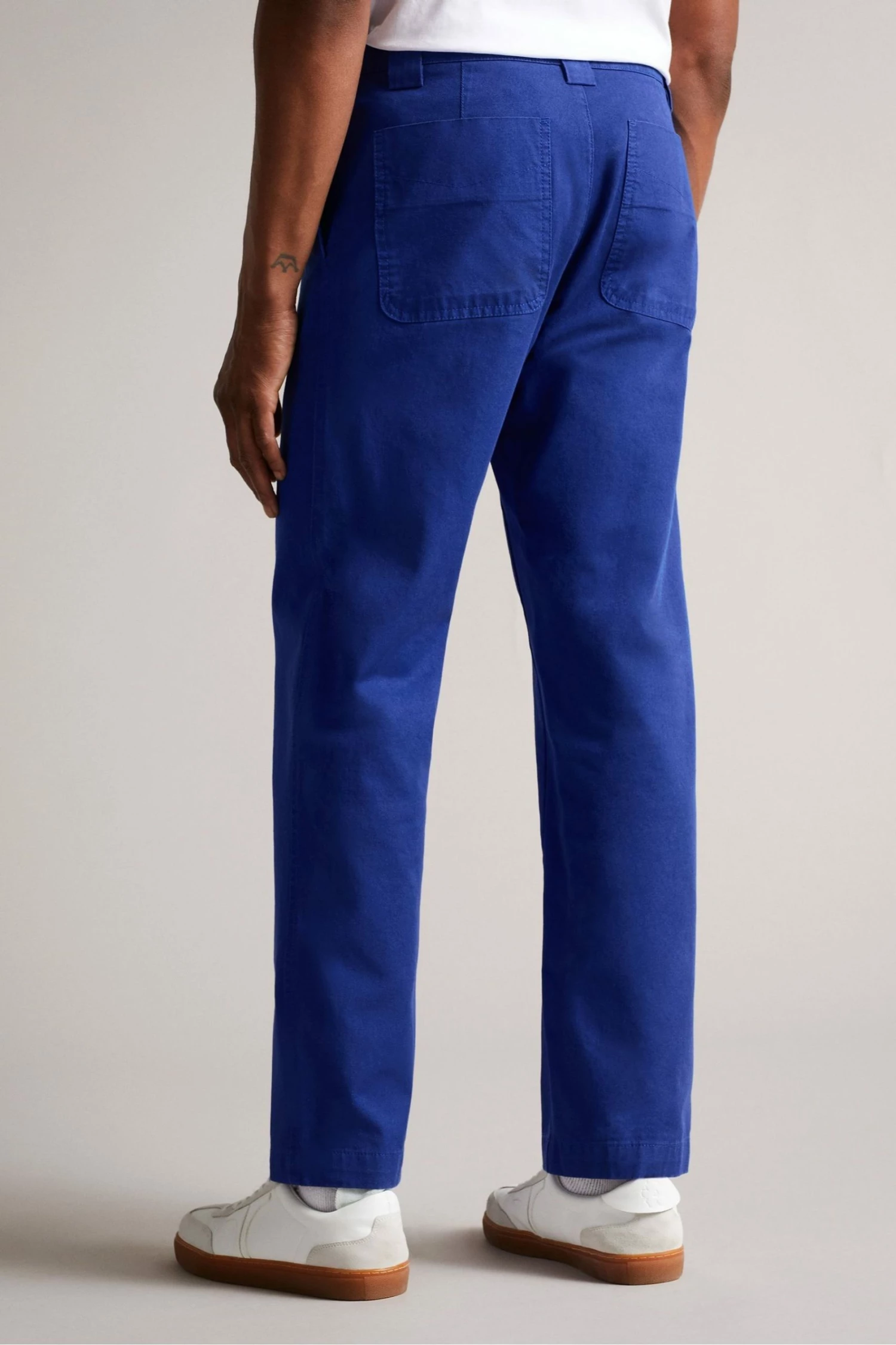 Ted Baker Gerlan Blue Leyden Fit Textured Trousers 4 Ted Baker Gerlan Blue Leyden Fit Textured Trousers - Image 2