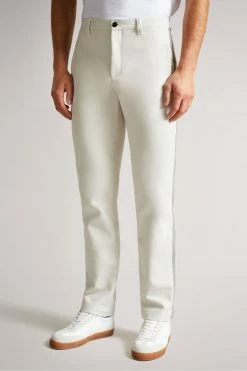Ted Baker Abcott Cream Leyden Fit Trousers