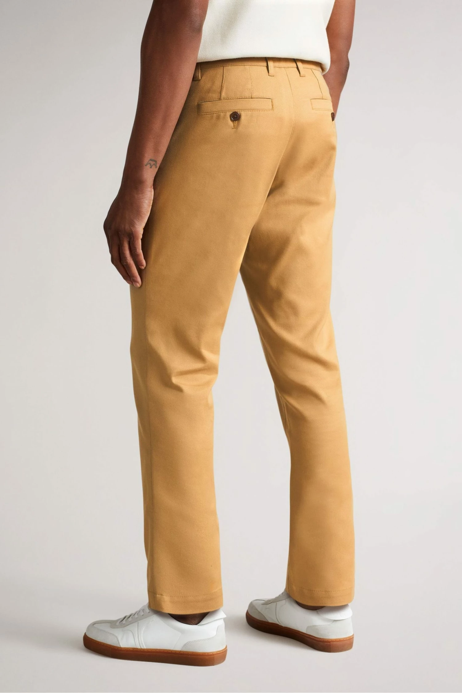 Ted Baker Brown Boxwel Camburn Fit Textured Trousers 5 Ted Baker Brown Boxwel Camburn Fit Textured Trousers - Image 3