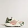Ted Baker Khaki Green Tabbiy Magnolia Flower Chunky Trainers