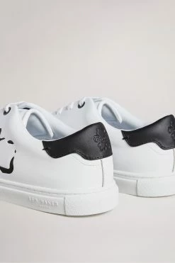 Ted Baker Sammuel White Flower Printed Cupsole Sneakers -tedbaker Shop Online unnamed file 3462