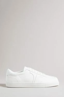Ted Baker Robertt White Retro Leather Sneakers