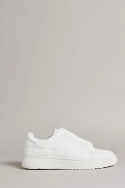 Ted Baker Ezraa White Elasticated Cupsole Sneakers -tedbaker Shop Online unnamed file 3498