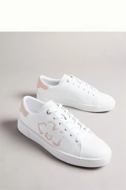 Ted Baker White Pink Tarliah Magnolia Flower Placement Cupsole Trainers 8 Ted Baker White Pink Tarliah Magnolia Flower Placement Cupsole Trainers -tedbaker Shop Online unnamed file 3500