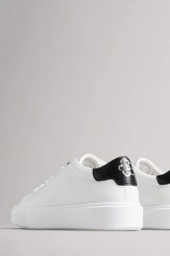 Ted Baker White Lornea Magnolia Flower Platform Trainers -tedbaker Shop Online unnamed file 3511