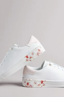 Ted Baker White Urbana Retro Flood Nocturnal Trainers 9 Ted Baker White Urbana Retro Flood Nocturnal Trainers -tedbaker Shop Online unnamed file 3521