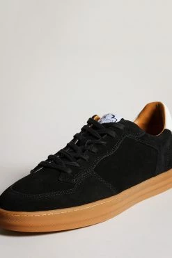 Ted Baker Barker Black Cupsole Suede Sneakers -tedbaker Shop Online unnamed file 3525