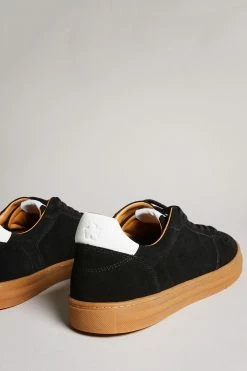 Ted Baker Barker Black Cupsole Suede Sneakers -tedbaker Shop Online unnamed file 3527