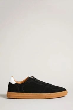 Ted Baker Barker Black Cupsole Suede Sneakers -tedbaker Shop Online unnamed file 3529