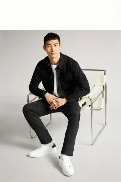 Ted Baker Melvinn White Embossed Flower Cupsole Sneakers -tedbaker Shop Online unnamed file 3534