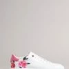 Ted Baker White Daffina Bolt On Platform Trainers