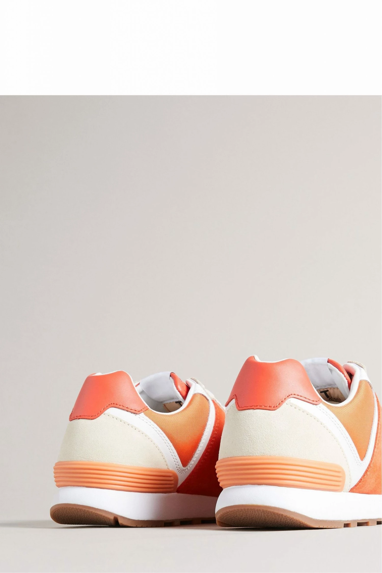 Ted Baker Telvi Orange Retro Runner Trainers 5 Ted Baker Telvi Orange Retro Runner Trainers - Image 3